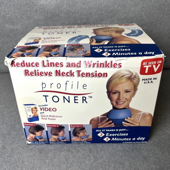 As Seen On TV Other - Profile Toner Face Neck Exerciser As Seen On TV VHS Anti Aging NEW Open Box